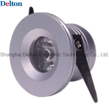 Delton 1W Silver Color Mini LED Spot Lighting (DT-CGD-018B)